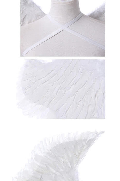 White Good Quality Anime Cosplay Wings