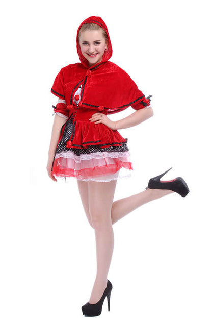 Little Red Riding Hood Christmas Cospaly Costume