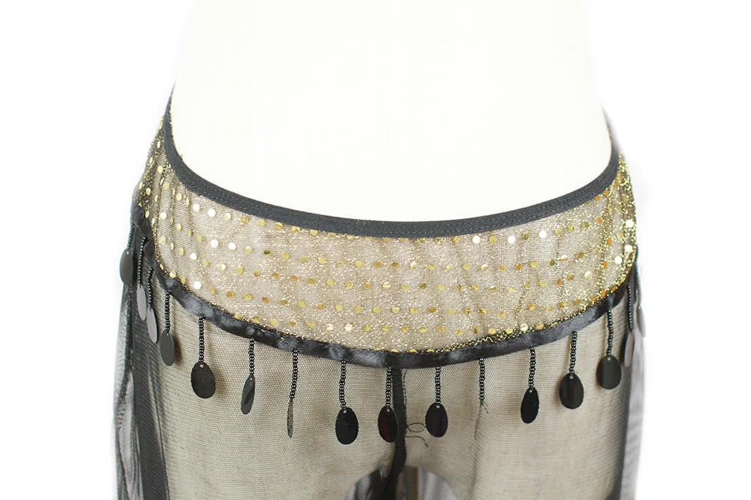Black Genie Halloween Costumes of the Style of Women's Wear  Dance Clothes
