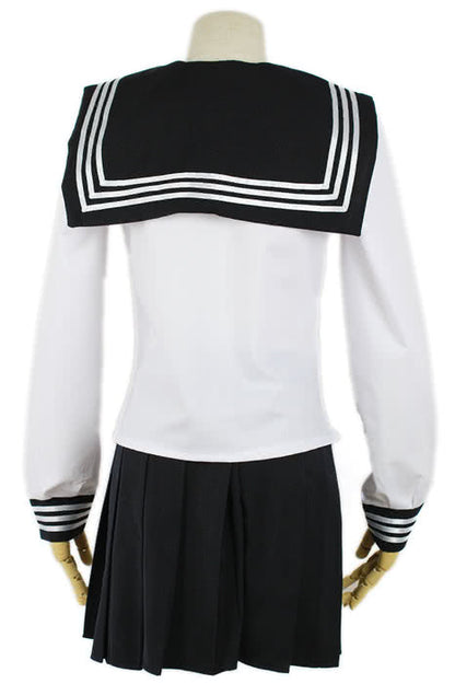 Classic Sexy Skirt Sailor Costume of Students with Long Sleeves