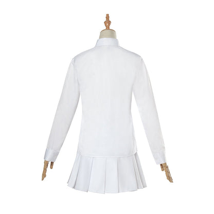 The Promised Neverland  Emma  White Shirt Skirt Cosplay Costume
