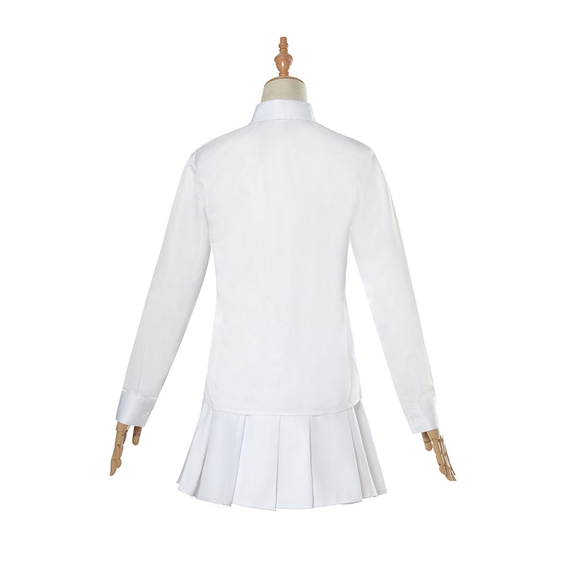 The Promised Neverland  Emma  White Shirt Skirt Cosplay Costume