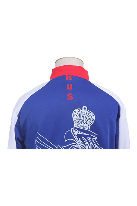 Yuri on Ice Yuri Plisetsky Blue Sportswear Coat  Cosplay Costumes