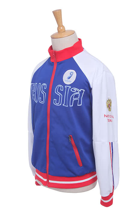 Yuri on Ice Yuri Plisetsky Blue Sportswear Coat  Cosplay Costumes