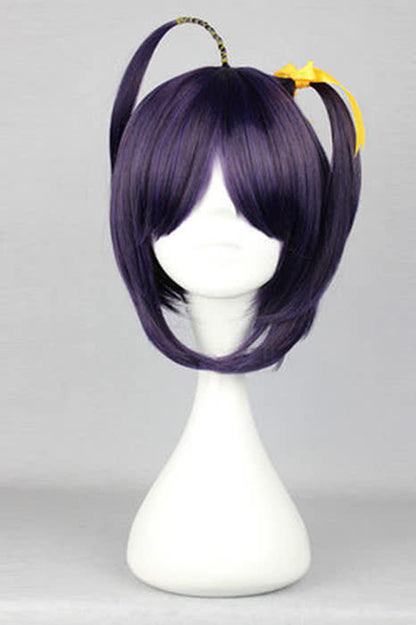 New arrive 30cm short dark purple Anime cosplay hair party wigs