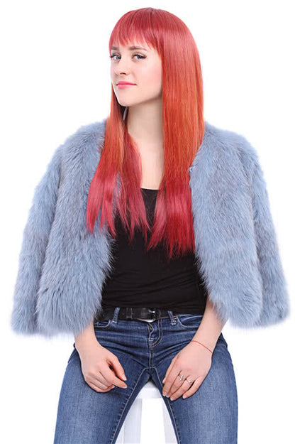 60cm Long Orange Anime Straight Cosplay Party Wig