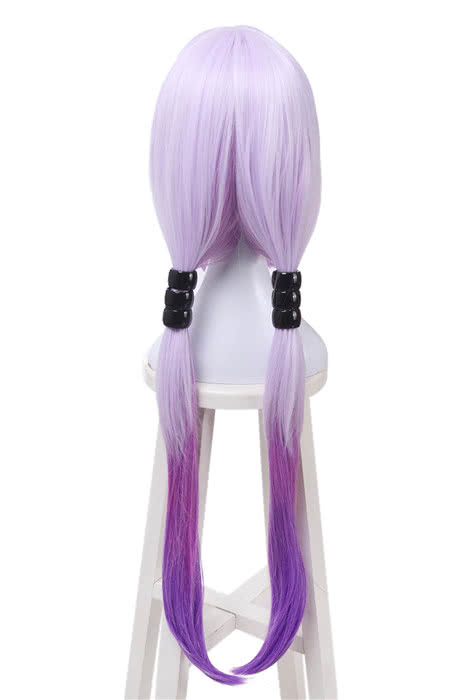 Miss Kobayashi's Dragon Maid Kanna Kobayashi Synthetic Long Purple Anime Cosplay Wigs