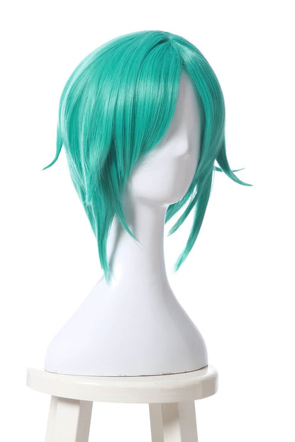 Houseki no Kuni Phos Cosplay Wigs Land of the Lustrous Short Green Synthetic Anime Wigs