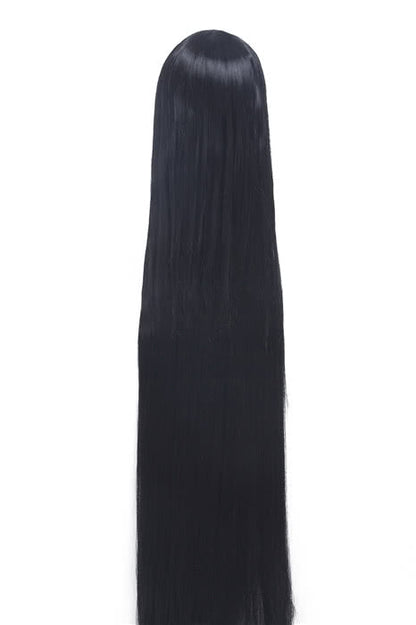 150cm Supper Long Straight Black Cosplay Party Wigs