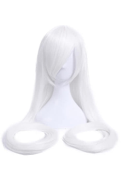 150cm Supper Long Straight White Silver Cosplay Party Wigs