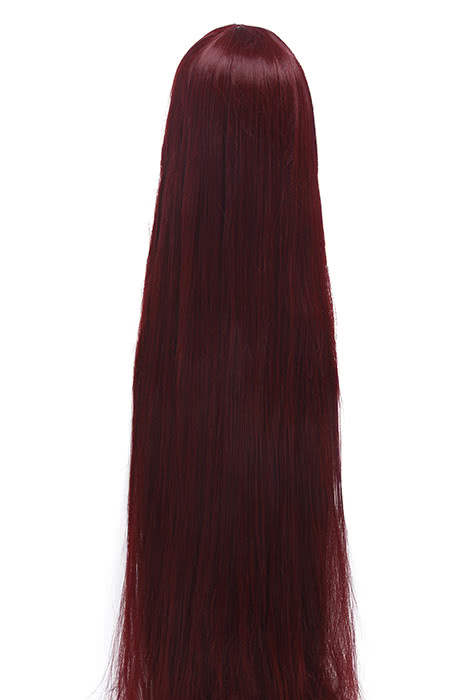 100cm Supper Long Straight Wine Red Cosplay Party Wigs