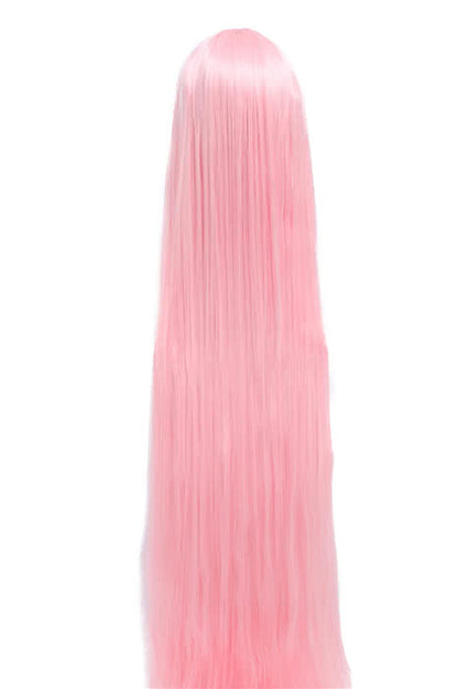 150cm Supper Long Straight Light Pink Cosplay Party Wigs