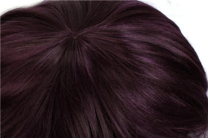 Fashion 25cm Short Black Mixed Wine Purple Noragami Yato Cartoon Roleplay Cosplay Wig